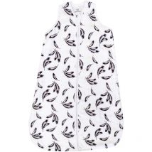 Gigoteuse d'été Plumes Blanc 0-6 mois