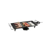 Plancha électrique DELTA IMPORT – 2000 W – 58 x 26 cm – Surface de cuisson 40 x 23 cm – Noir