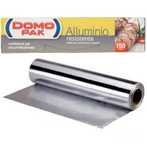Domopak Rotolo Alluminio Resistente Professionale 150mt Conservazione Alimenti