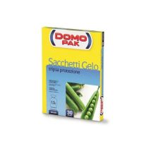 Sacchetti Gelo Domopak – 30 Pezzi – Triplo Strato – Tenuta Rinforzata – Cucina