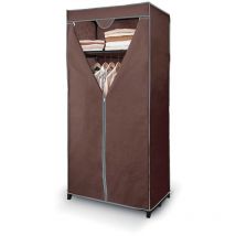 Armoire De Rangement Vetements Avec Etagere 160x75x50cm Jobgar