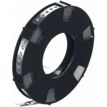 Don Quichotte Nastro di montaggio in metallo dritto in custodia di plastica 12x0,75