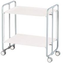 Carrito de te plegable gris/blanco - 200 gb