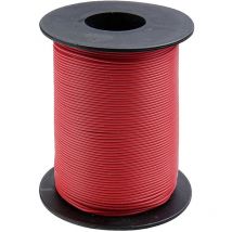 Donau Elektronik 125-S25-0 Litze 1 x 0.25 mm² Rot 25 m