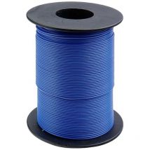 125-S25-2 Fil de câblage 1 x 0.25 mm² bleu 25 m - Donau Elektronik