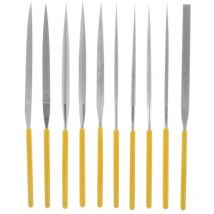 Donau Elektronik - Donau Lime ad ago diamantate 10 pezzi con pratica custodia di conservazione M53 140 mm