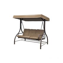 Dondolo reclinabile fdm 3 posti/letto katay marrone