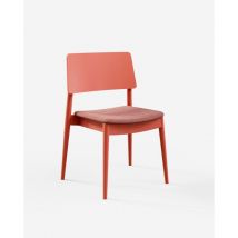 Zstyle - Donna Navy blu - Ecopelle Mozart - Tortora sedia colorata legno tessuto design elegante sala da pranzo salotto moderna cucina ristorante bar