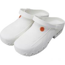 Oxypas - oxyclogj3801wht, Oxyclog zoccoli autoclavabili, scarpe per infermieri Sra Clog, colore bianco, numero 37/38