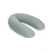 Baby Moov - doomoo Coussin de maternité et d'allaitement Buddy - Confort optimal pour maman et bébé, Tetra Jersey Green