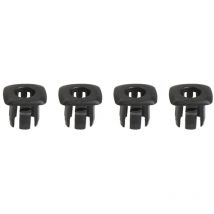 Door Pin Guide Trim Panel Locking Knob Button Cover Black Car for Door and Window for - 5 Series F10 F18 4PCS