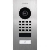 D1101V Unterputz Video citofono ip wlan, lan Unità esterna Acciaio inox V2A (spazzolato) - Doorbird