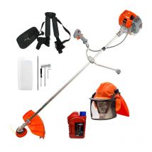 Sakawa - Dopellenkergriff52,7cc Festbar Bar 28mm + Schutzhelm + Öl 1L