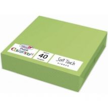 CF,40 tovaglioli 38X38 2 veli verde mela 18290 x1