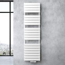 Doporro - Calefacción de baño 180x60cm Radiador de panel blanco para conexión central horizontal de una capa