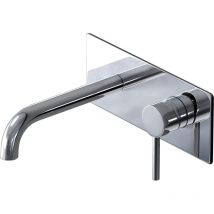 Sogood - doporro Grifo mezclador monomando Plateado diseño WA112 grifo mezclador para lavabos, material cromo más practico y moderno