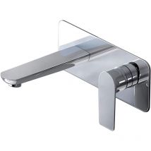 Sogood - doporro Grifo mezclador monomando Plateado diseño WA118 grifo mezclador para lavabos, material cromo más practico y moderno