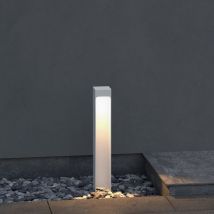 Lampione da Giardino 3000K, Luminoso da Giardino IP65 Paletti Esterni Led 6X6X40cm in Alluminio per Giardini, Parchi, Aree Residenziali e Ingressi