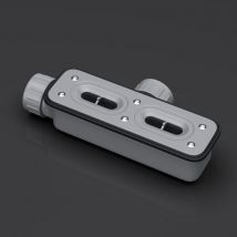 Piletta di Scarico Doccia AL07, Sifone per Piatto Doccia con Foro di Scarico Diametro 45mm, Ferma odori e Filtro capelli - Doporro