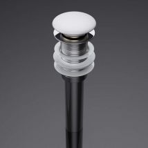 Sogood - doporro Piletta di Scarico, Set di Pilette per Lavabo Valvola Push Up Senza Funzione Troppopieno PU13