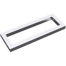 Doporro - Soporte de Pared para Encimera o Tocador en Acero Inoxidable Plateado 50×3×15 cm – También Funciona como Toallero, 1 Pieza, Modelo WH01