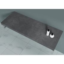 Sogood - doporro Soporte para lavabos 50x140cm consola para lavabos en antracita incluye soportes de consola - Antracita