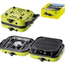 Doppel-Campingkocher DUAL COMPACT + GRILL