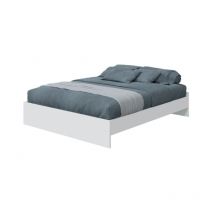 Bettgestell Doppelbett 166x196x39 cm weiß Artik – Edera