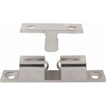 Dulimex - Doppelkugelschnapper Schließsystem (Schnappverschluss) 8x43mm vernickelt