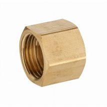 Noyon&thiebault - Doppelnippel Messing ig egal mit Anschlag F3/4' (20x27) 176-20L1