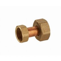 Reduzierter weiblicher Doppelanschluss mit losen Messingmuttern F3/4' (20x27) Noyon&thiebault F1/2' (15x21) - 180-2015L1