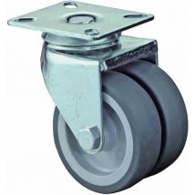 Doppelrolle mit Platte Gleitlager