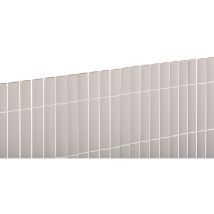 Doppelseitiger Schilfschirm Aus Pvc, 20 Mm, Weiß, 1,5 X 3 M Nortene