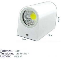Doppelte Led-Wandlampe 10w Weiss Kaltlicht Up Down Wandlampe Externer Spotlight