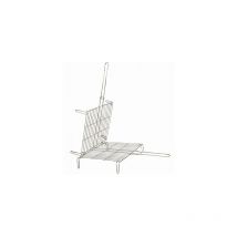 Doppelter verzinnter Grill 25x30cm Chrom 2