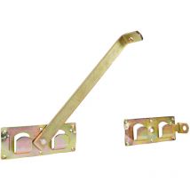 Doppeltor-Überwurf Tor-Riegel in gelb verzinkt