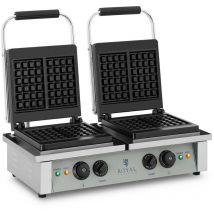 Royal Catering - Doppelwaffeleisen Elektro Waffelautomat Waffeleisen Waffelgerät Belgische Waffel