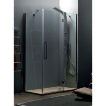 Tamanaco - Box doccia TEPB43 in cristallo 6 mm trasparente 70x130 con