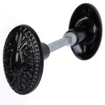 Doppio Pulsante Klose Besser Decoro in alluminio pressofuso, asta quadrata di 6 mm