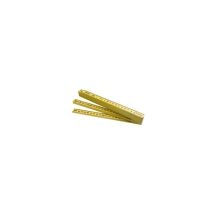 Metro graduato pieghevole rigido in plastica – 2 m – 10 aste – 16 mm – Classe di precisione III – FT