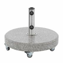 Doppler Click-it Granitsockel 50 Oder 70 Kg Auswählbar 85897 Rollsockel Inkl. Standrohr 50 Kg