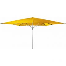 Doppler - Gastronomie Sonnenschirm 'Braumeister' 400 x 400 cm, gelb, ohne Volant, Bezug aus 100% Polyester, Gestell aus Aluminium, 17,1 kg