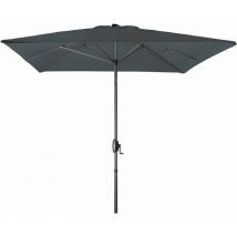 Derby - Sonnenschirm / Kurbelschirm 'Basic Lift neo 200 x 250', 200 x 250 cm, anthrazit, Bezug aus 100% Polyester, Gestell aus Aluminium, 6,4 kg