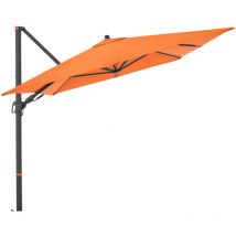 MyZone Pendelschirm Side 280 x 280 cm Sonnenschirm 6 Farben Ampelschirm 455279 816 Orange - Doppler