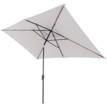 Ombrellone Per Il Giardino Jack 300x200cm In Grigio Chiaro I Ombrellone Rettangolare Per Balcone E Terrazza I Parasole Da Balcone Grande I Ombrellone 
