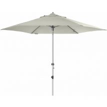 Doppler - Sonnenschirm/ Kurbelschirm 'Expert 320 Auto Tilt' 320 cm, hellgrau, Bezug aus 100% Polyester, Gestell aus Aluminium, 7,2 kg Sonnenschirm /