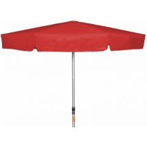 Doppler - Sonnenschirm/ Großschirm 'Alu Expert Teleskop' ø 4,00 m, rot, mit Volant, Bezug aus 100% Polyester, Gestell aus Aluminium, 17,1 kg