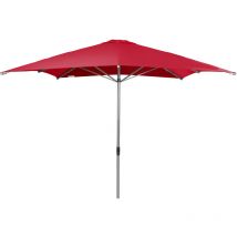 Doppler - Sonnenschirm/ Großschirm 'Alu Expert Teleskop' 300 x 300 cm, rot, ohne Volant, Bezug aus 100% Polyester, Gestell aus Aluminium, 18,1 kg