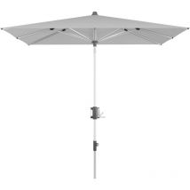 Knirps - Doppler Sonnenschirm / Mittelmastschirm 'Apoll 230 x 150 cm', light grey, Bezug 100 % Polyester, Gestell aus Aluminium, 7 kg Sonnenschirm /