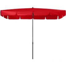 Doppler - Sonnenschirm 'Sunline Waterproof iii 260 x 150', 2,60 x 1,50 m, rot, Bezug aus 100% Polyester, Gestell aus Stahl, 4,7 kg Sonnenschirm